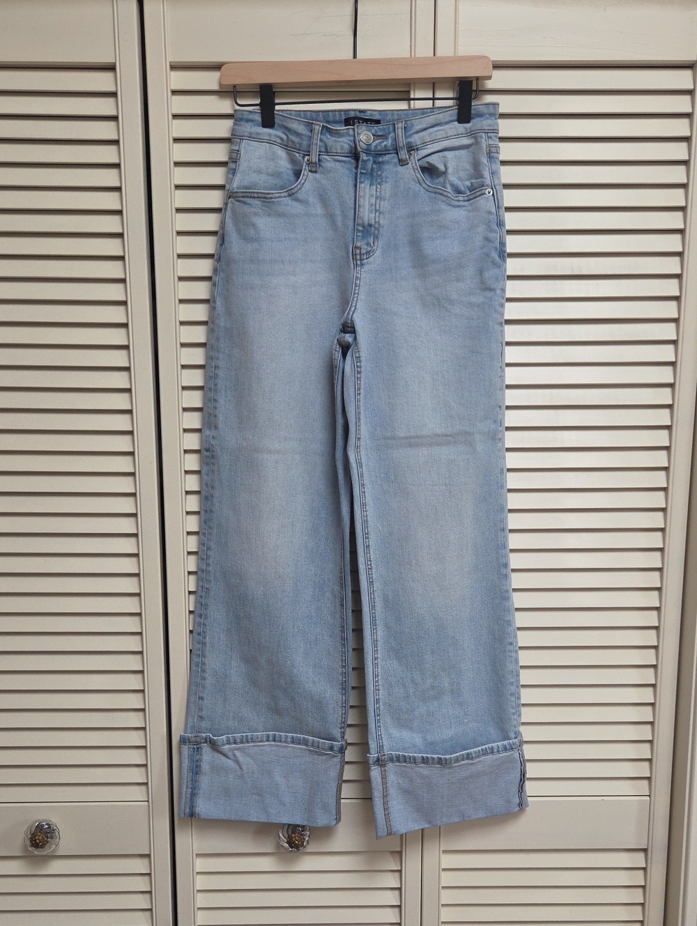 1. State Light Blue Wide Leg Jeans